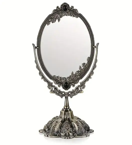 Decorative Makeup Mirror with Stand