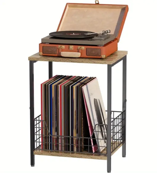 2-Tier Record Player Table
