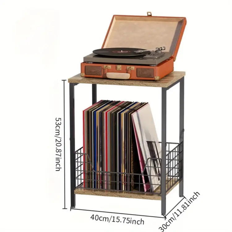 2-Tier Record Player Table - Image 2