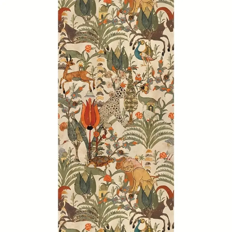 Self-Adhesive Vintage Animal Wallpaper