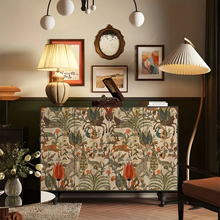 Self-Adhesive Vintage Animal Wallpaper - Image 3