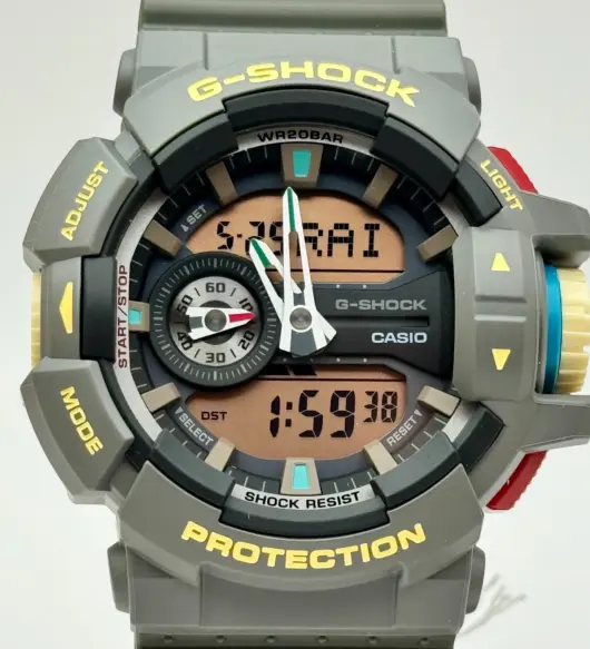 Casio G-SHOCK Vintage Color Gray Analog-Digital 200M Watch