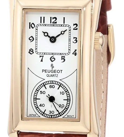 Peugeot 2038G Men's Vintage Gold-Tone Doctor’s Watch