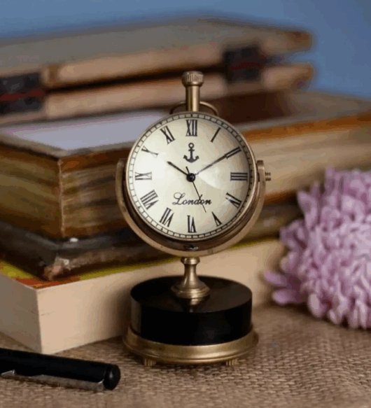 Small Desk Clock Handmade