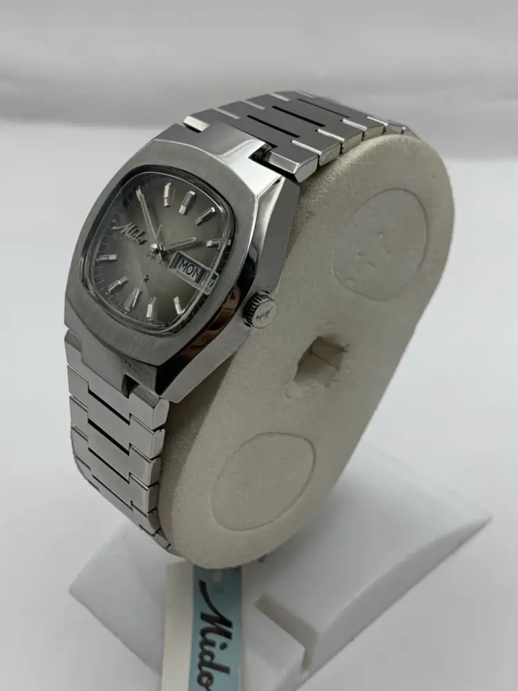 Vintage Mido Multistar Automatic Men’s Watch – 36mm Square Case - Image 3