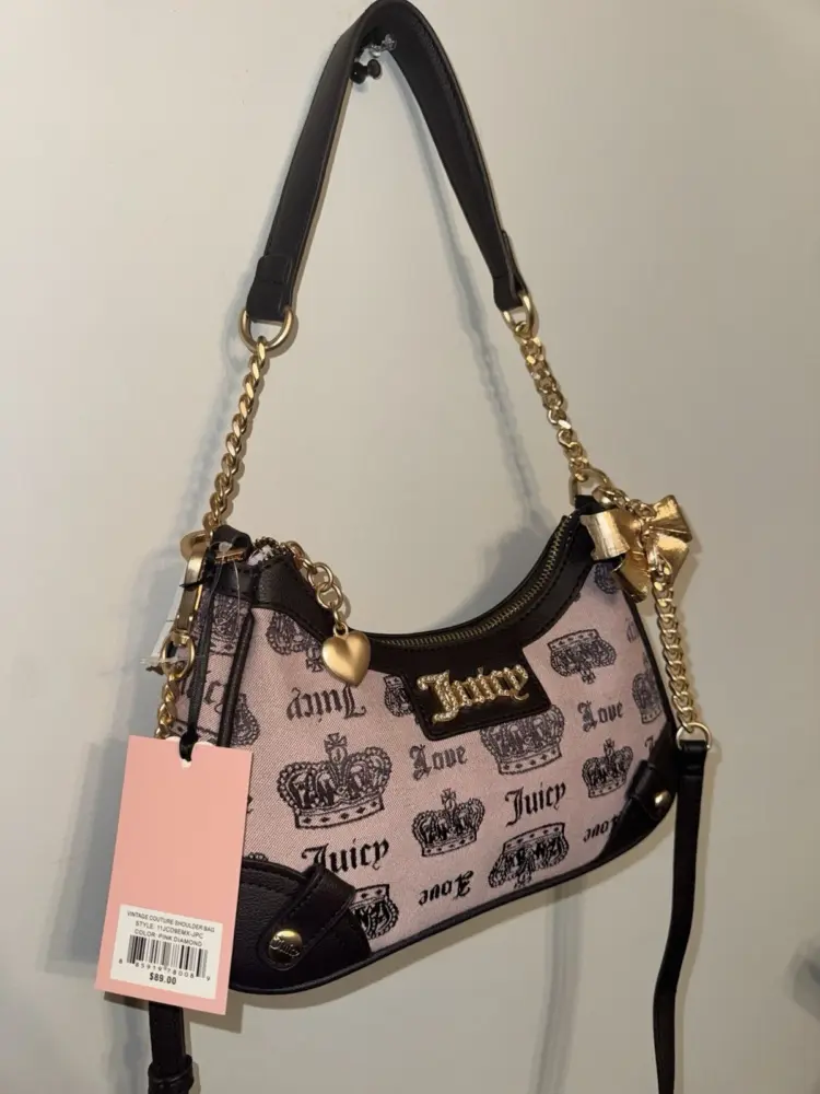 Juicy Couture Vintage Couture Shoulder Bag – Pink – NWT - Image 3