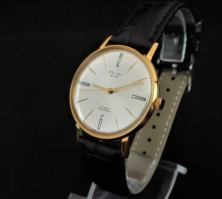 Vintage USSR Poljot De Luxe 2209 Ultra Slim – 23 Jewels - Image 2