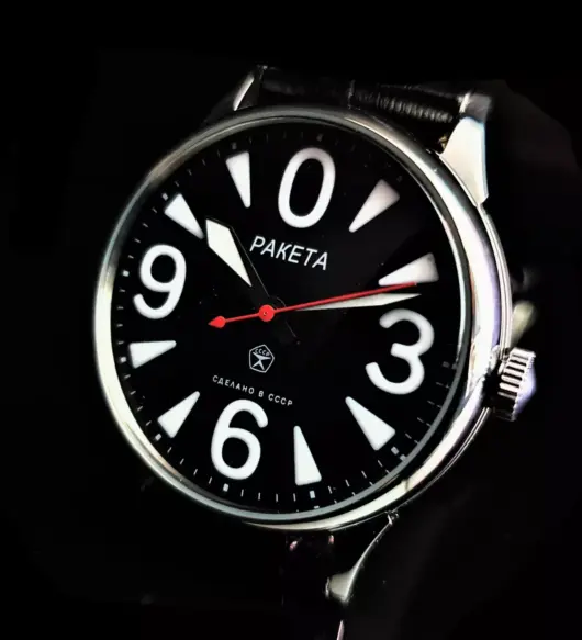 Vintage USSR Raketa Big Zero 2609.HA – 19 Jewels