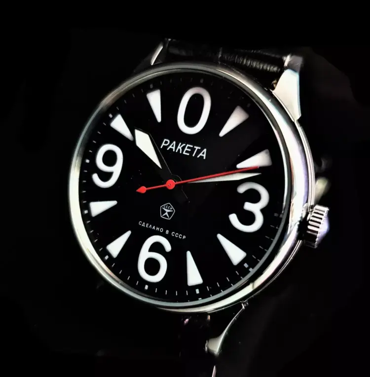 Vintage USSR Raketa Big Zero 2609.HA – 19 Jewels