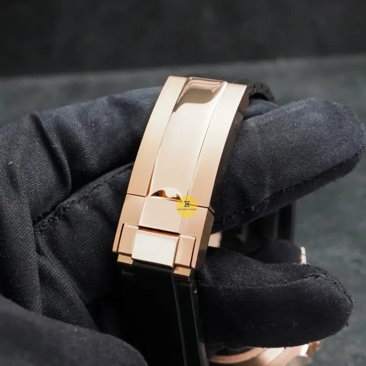 Custom 40mm Rose Gold Yacht Style Mod Watch – NH35 Automatic - Image 3