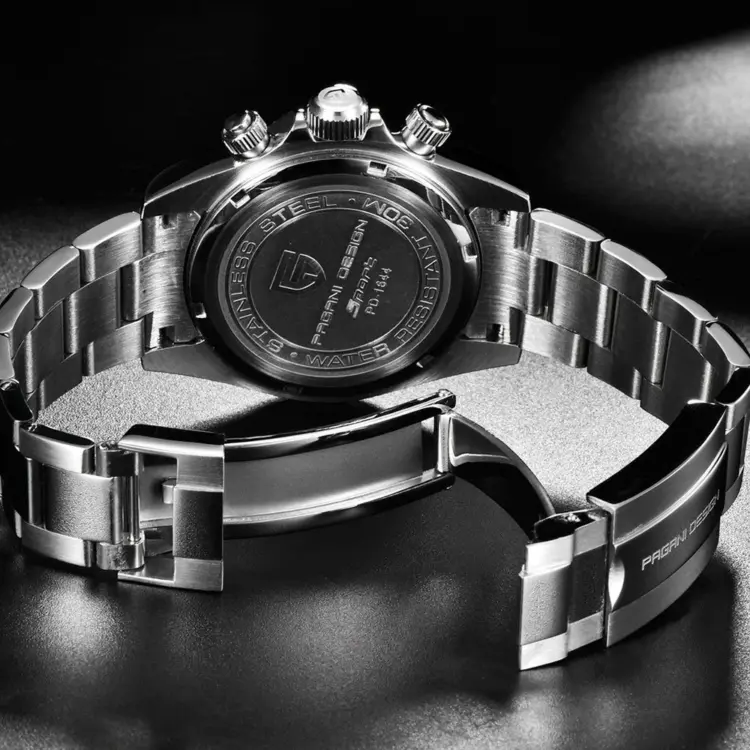 Pagani Design VK63 Men's Chronograph Watch – 40mm White Dial - Image 2