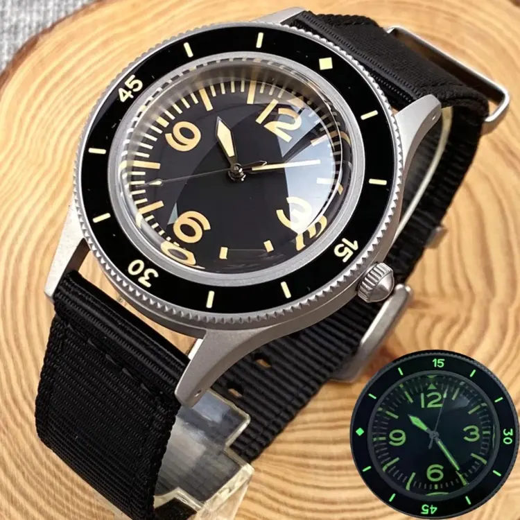 Tandorio NH35A Vintage Diver Watch – 40mm Automatic, 200M Waterproof
