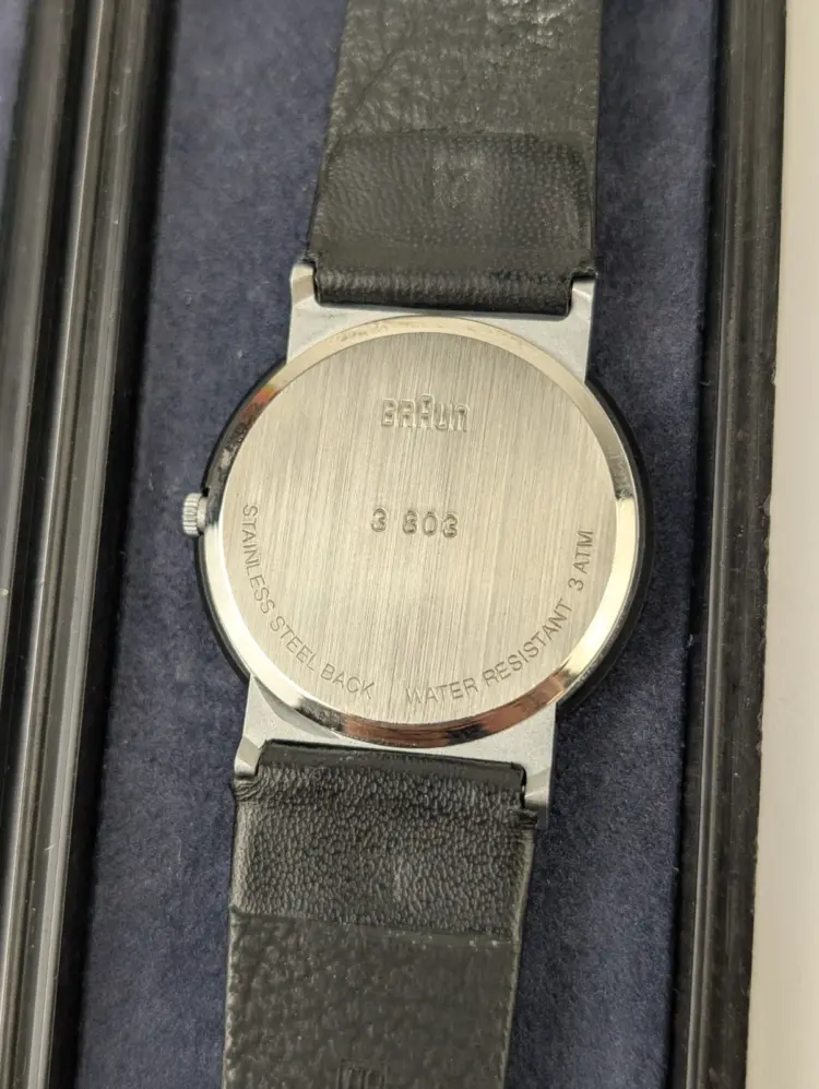 Vtg NOS Braun 3803 Quartz Watch - Image 2