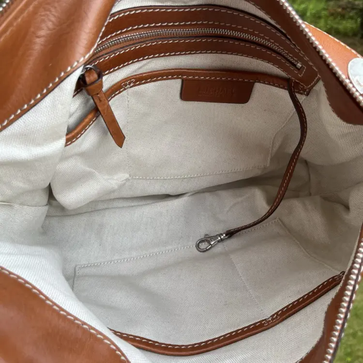 Vintage Michael Kors Saddle Brown Leather Shoulder Bag - Image 2