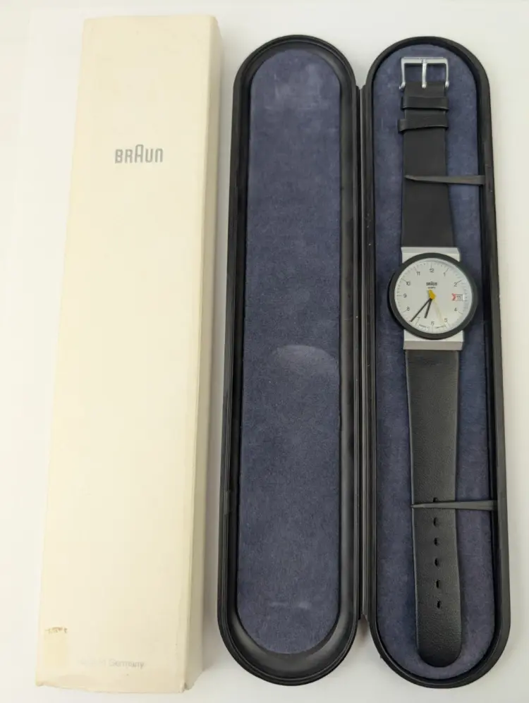 Vtg NOS Braun 3803 Quartz Watch - Image 4