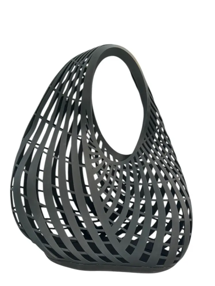 Vintage Mugler Rubber Cut-Out Spiral Tote bag - Image 2