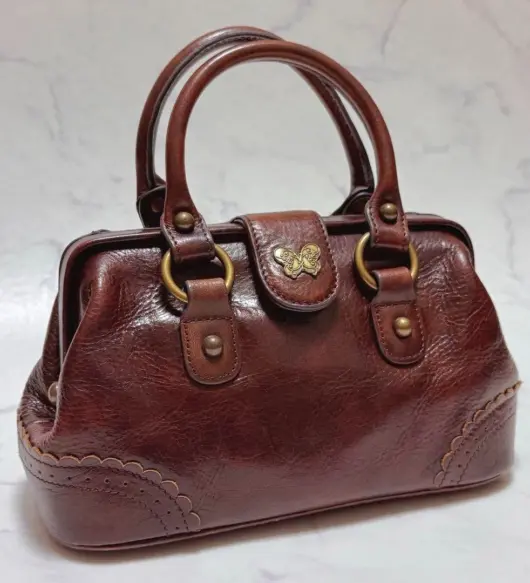 Rare ANNA SUI Vintage Doctor's Bag – Brown Genuine Leather