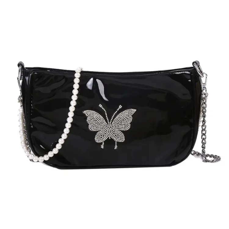Ladies Small Vintage Leather Messenger Shoulder Bag