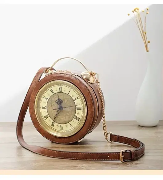 New Vintage Alarm Clock Design Women’s Shoulder Bag