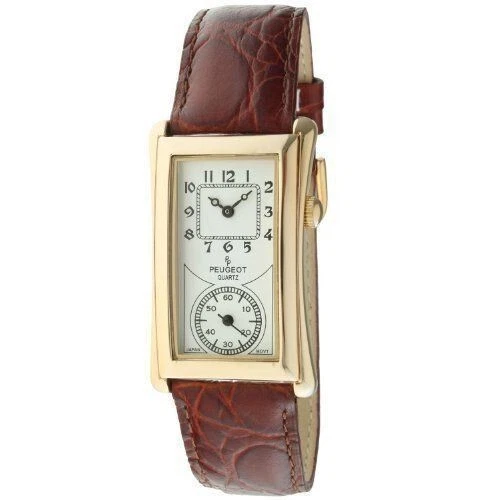 Peugeot 2038G Men’s Vintage Gold-Tone Doctor’s Watch